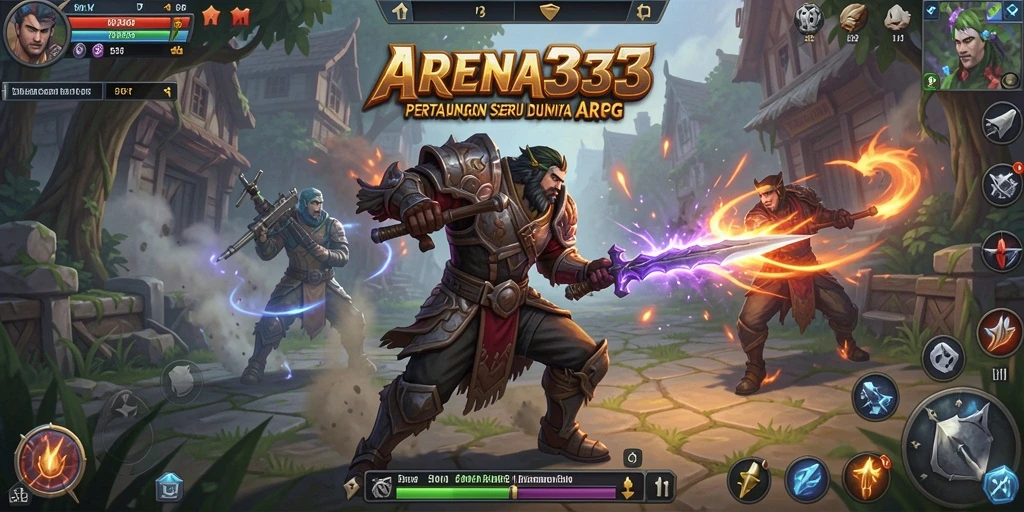 Gameplay ARENA333 dengan pertarungan seru dan grafis menawan.