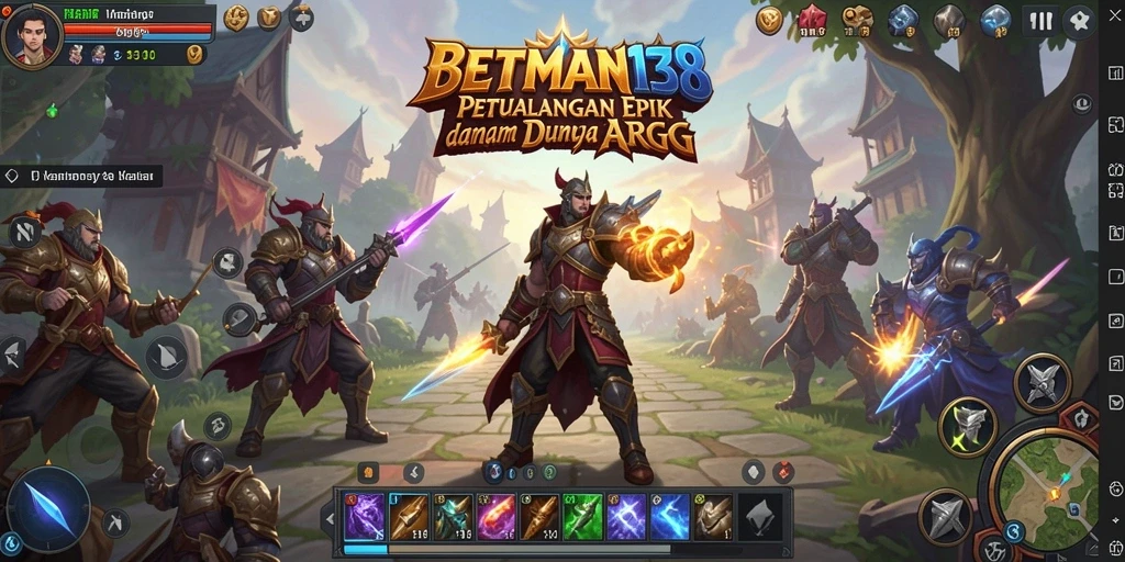 Gameplay BETMAN138 menampilkan pertarungan seru di dunia fantasi.