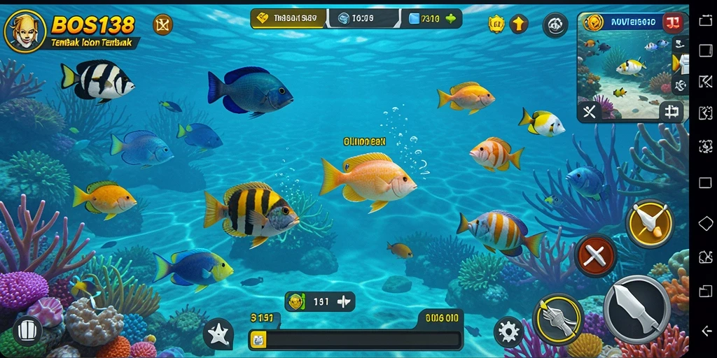 Gameplay seru dari aplikasi Tembak Ikan BOS138.