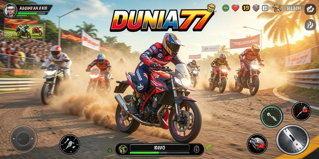 Gameplay DUNIA77 yang mendebarkan dengan grafis menawan.