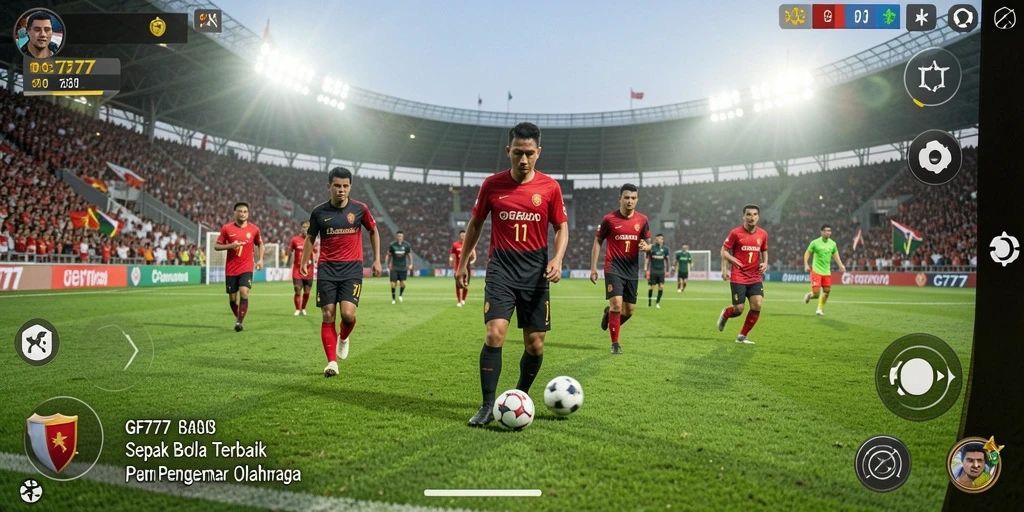 Tampilan mendebarkan permainan sepak bola di GF777.