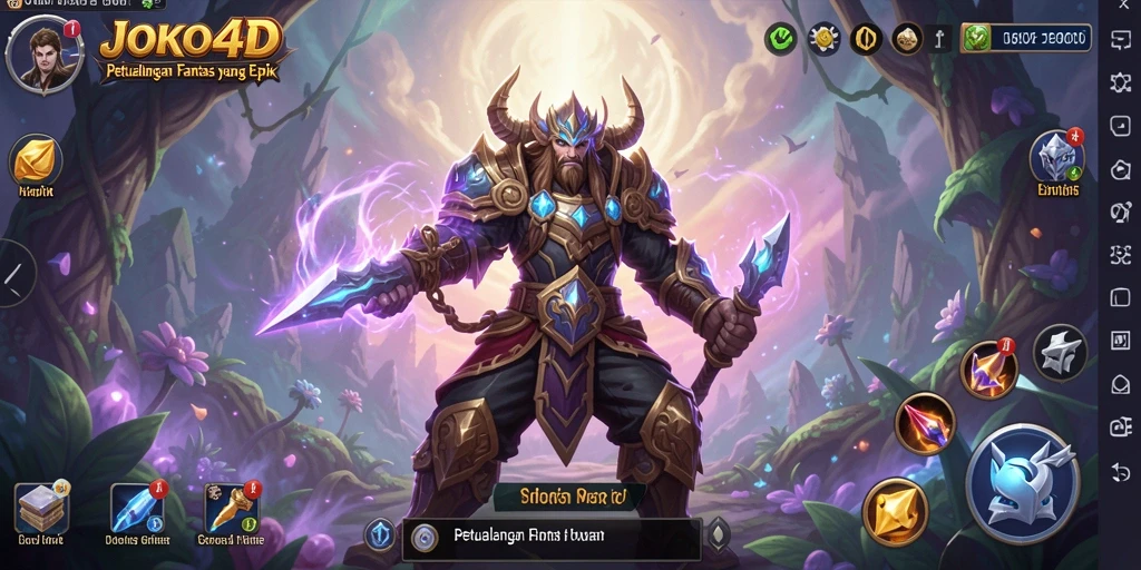 Tampilan menakjubkan dari pertarungan RPG yang mendebarkan.