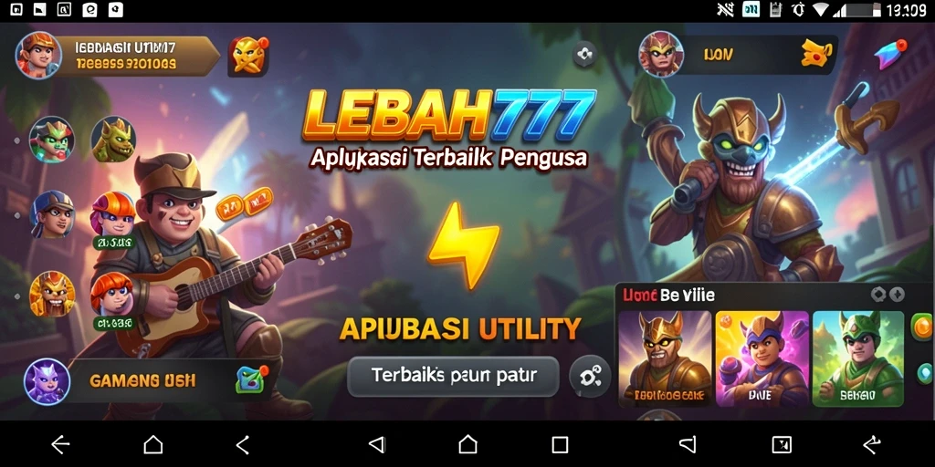 Tampilan antarmuka utama LEBAH777 yang modern dan fungsional.