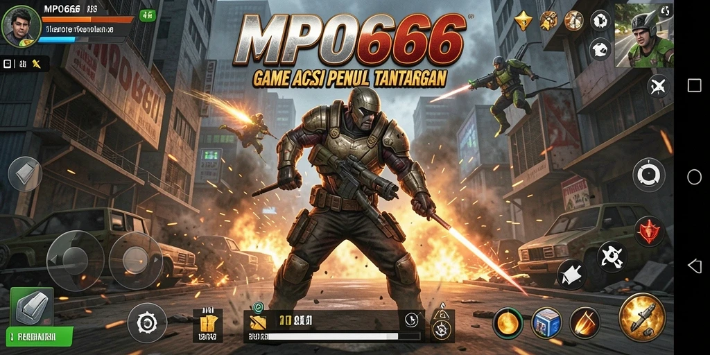 Tampilan gameplay MPO666 yang penuh aksi dan tantangan.