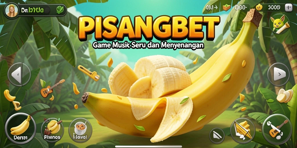 Tampilan gameplay PISANGBET yang seru dengan interaksi musik.