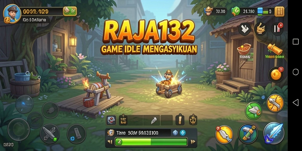 Tampilan gameplay RAJA132 dengan elemen Idle yang menarik.