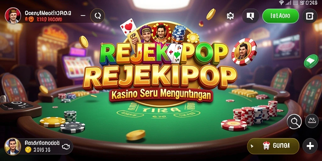 Tampilan gameplay seru di REJEKIPOP dengan grafis yang menarik.