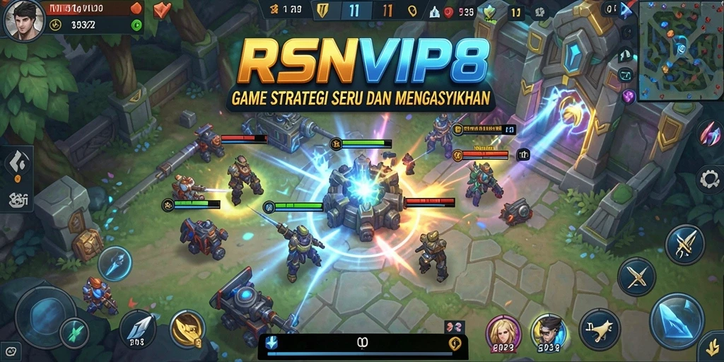 Tampilan gameplay RSNVIP8 yang mengasyikkan dan strategis.