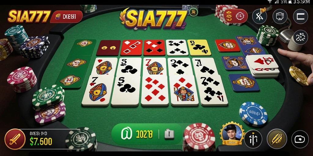 Tampilan permainan Domino yang menarik dari SIA777.