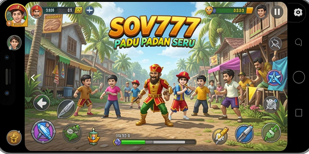 Tampilan gameplay SOV777 yang menarik dalam genre Match-3.