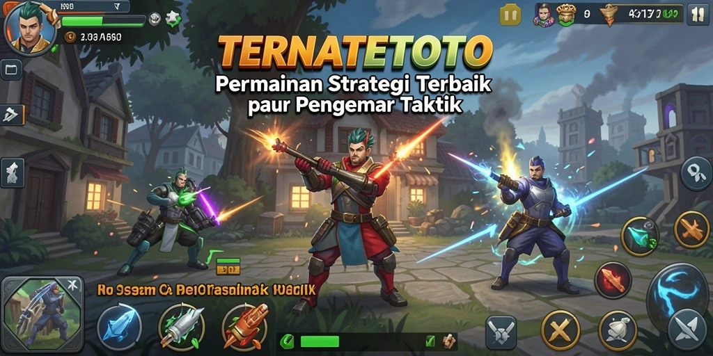Screenshot gameplay TERNATETOTO menampilkan aksi strategi yang intens.