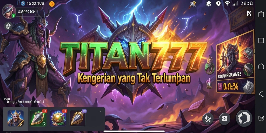 Tampilan gameplay menegangkan di dunia kegelapan dan teror.